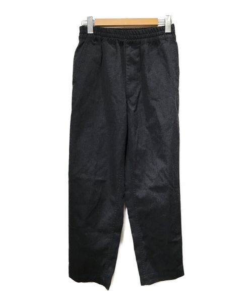 sans limite（サンリミット）sans limite (サンリミット) T/W ギャバジン gomme pants ブラックの古着・服飾アイテム