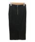 Spick and Span (スピックアンドスパン) バックスリットフライススカート ブラック サイズ:36：4800円