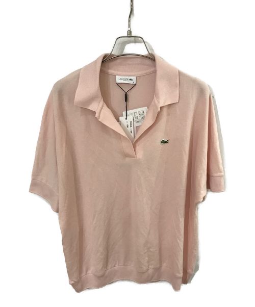 LACOSTE（ラコステ）LACOSTE (ラコステ) ポロシャツ ピンク サイズ:M 未使用品の古着・服飾アイテム