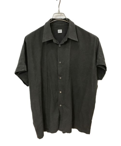 E.TAUTZ（イートーツ）E.TAUTZ (イートーツ) 半袖シルクシャツ グレー サイズ:Mの古着・服飾アイテム