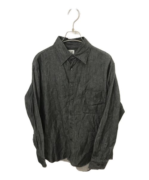 C.P COMPANY（シーピーカンパニー）C.P COMPANY (シーピーカンパニー) ポケットシャツ ブラック サイズ:2の古着・服飾アイテム