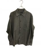 COMOLI（）の古着「ヨリ杢オープンカラーシャツ」｜グレー