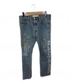 LONELY/論理×LEVISロンリー×リーバイス）の古着「501xx reflective jeans」｜ブルー