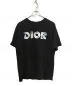Dior）の古着「20SS ダニエル・アーシャムロゴプリントTシャツ」｜ブラック