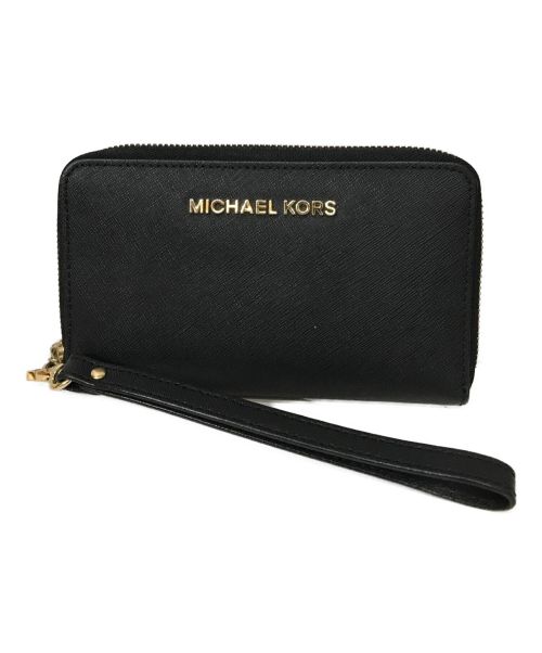 MICHAEL KORS（マイケルコース）MICHAEL KORS (マイケルコース) 財布 ブラックの古着・服飾アイテム