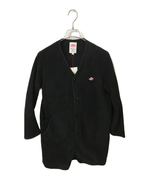 DANTON（ダントン）DANTON (ダントン) カラーレス フリース コート ブラック サイズ:36 未使用品の古着・服飾アイテム