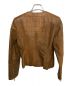 EMPORIO ARMANI (エンポリオアルマーニ) レザージャケット ブラウン サイズ:40(実寸値をご確認ください)：6000円