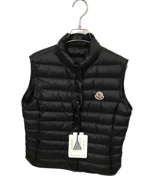 MONCLER（モンクレール）MONCLER (モンクレール) Liane  down vest ブラック サイズ:2 未使用品の古着・服飾アイテム