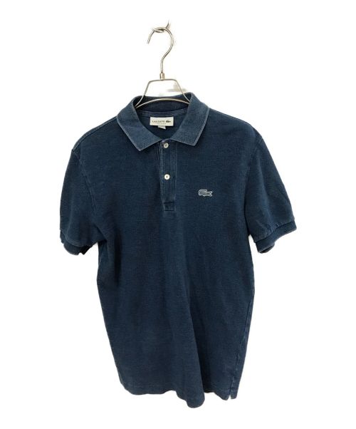 LACOSTE（ラコステ）LACOSTE (ラコステ) ポロシャツ インディゴ サイズ:Sの古着・服飾アイテム