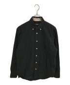 BLACK LABEL CRESTBRIDGEブラックレーベル クレストブリッジ）の古着「ボタンダウンシャツ」｜ブラック