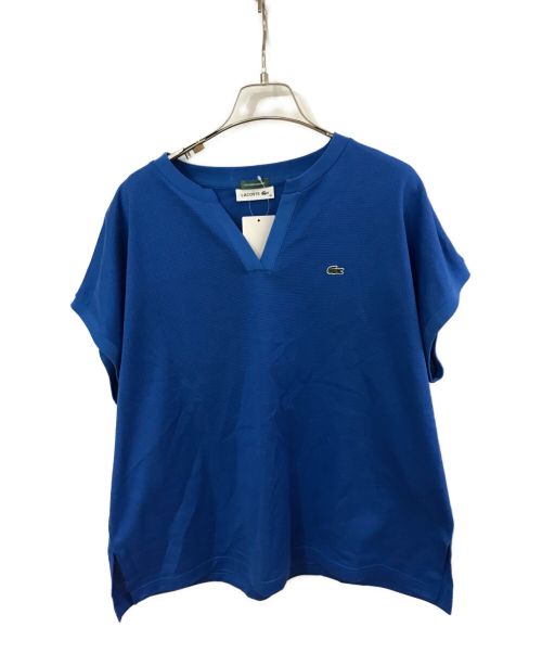 LACOSTE（ラコステ）LACOSTE (ラコステ) カットソー ブルー サイズ:36 未使用品の古着・服飾アイテム