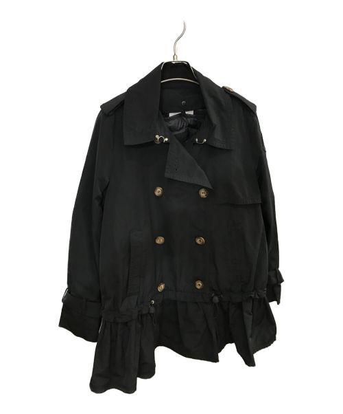 MONCLER（モンクレール）MONCLER (モンクレール) ALEET ダウンライナー付きコート ブラック サイズ:1の古着・服飾アイテム