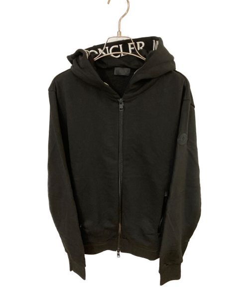 MONCLER（モンクレール）MONCLER (モンクレール) ZIP UP HOODIE SWEATER ブラック サイズ:s 未使用品の古着・服飾アイテム