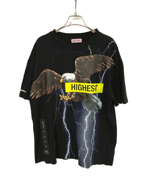 Palm Angels（パーム エンジェルス）Palm Angels (パーム エンジェルス) プリントTシャツ ブラック サイズ:Lの古着・服飾アイテム