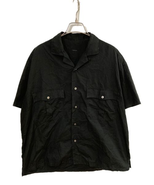 Porter Classic（ポータークラシック）Porter Classic (ポータークラシック) オープンカラーシャツ ブラック サイズ:Mの古着・服飾アイテム
