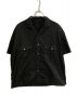 Porter Classic（ポータークラシック）の古着「オープンカラーシャツ」｜ブラック