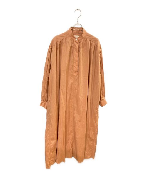 my apparel（マイアパレル）MY APPAREL (マイアパレル) ロングシャツワンピース ブラウン サイズ:記載なしの古着・服飾アイテム
