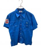 Hiltonヒルトン）の古着「70'sボウリングシャツ」｜ブルー
