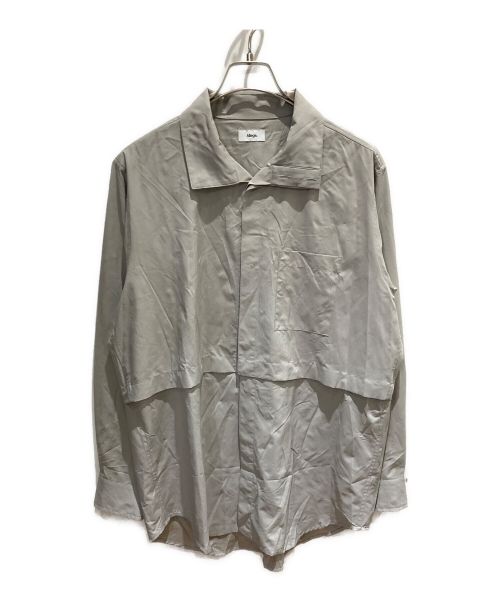 ALLEGE（アレッジ）ALLEGE (アレッジ) Polyester High Neck Shirt グレー サイズ:4の古着・服飾アイテム
