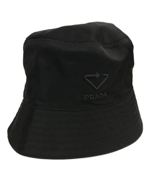 PRADA（プラダ）PRADA (プラダ) Re Nylonバケットハット ブラック サイズ:Sの古着・服飾アイテム
