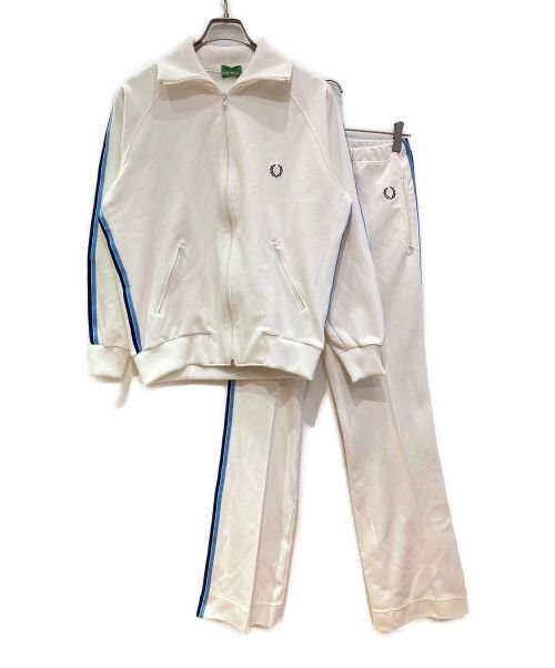 FRED PERRY（フレッドペリー）FRED PERRY (フレッドペリー) ヴィンテージセットアップジャージ ホワイト サイズ:XLの古着・服飾アイテム