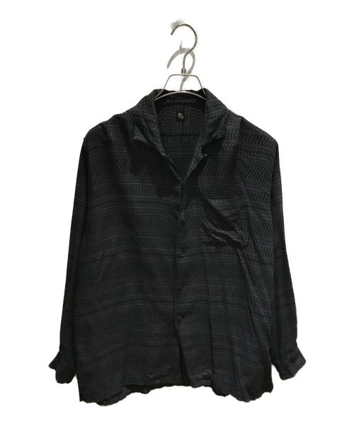 KAPTAIN SUNSHINE（キャプテンサンシャイン）KAPTAIN SUNSHINE (キャプテンサンシャイン) Open Collar L/S Shirt ブラック サイズ:36の古着・服飾アイテム
