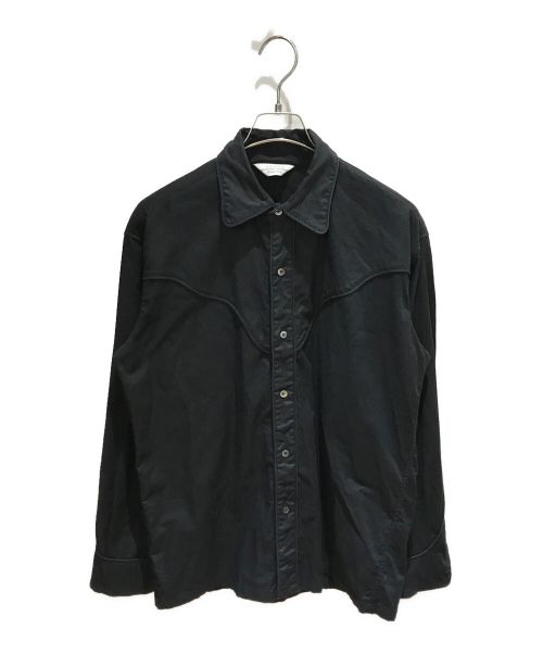 UNUSED（アンユーズド）UNUSED (アンユーズド) COTTON SILK SH ブラック サイズ:1の古着・服飾アイテム