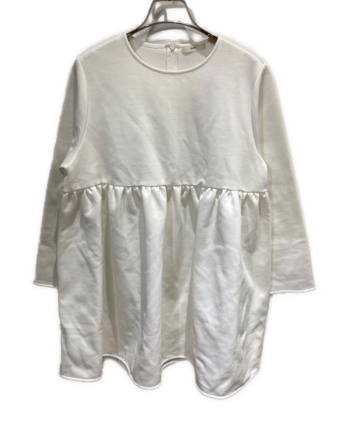 YORI（ヨリ）YORI (ヨリ) ダンボールニットチュニック ホワイト サイズ:FREEの古着・服飾アイテム