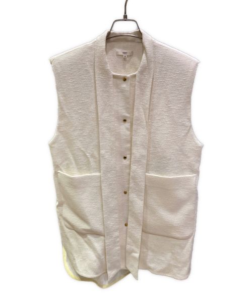 YORI（ヨリ）YORI (ヨリ) サニーツイードジレ ホワイト サイズ:38の古着・服飾アイテム