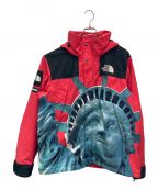 THE NORTH FACE×SUPREMEザ ノース フェイス×シュプリーム）の古着「Statue of Liberty Mountain Jacket」｜レッド