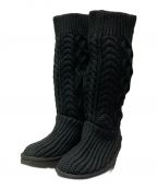 UGGアグ）の古着「Classic Cardi Cabled Knit Boot」｜ブラック
