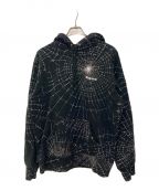 SUPREMEシュプリーム）の古着「Spider Web Hooded Sweatshirt」｜ブラック