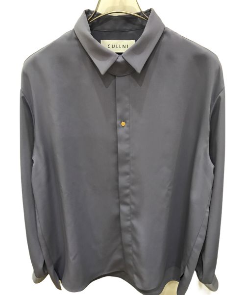 CULLNI（クルニ）CULLNI (クルニ) チンストラップシャツ バイオレット サイズ:02の古着・服飾アイテム