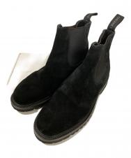 Joseph Cheaney (ジョセフチーニー) スエードサイドゴアブーツ ブラック サイズ:8