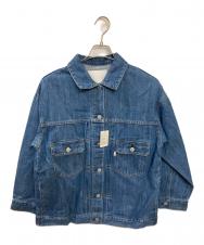 SHIPS any (シップスエニィ) 〈洗濯機可能〉デニム ジャケット インディゴ サイズ:FREE 未使用品