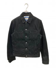ACNE STUDIOS Bla konst (アクネステュディオスブロコンスト) トラッカーデニムジャケット ブラック サイズ:46