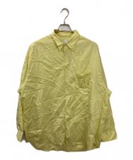 Graphpaper (グラフペーパー) オーバーサイズシャツ イエロー サイズ:FREE