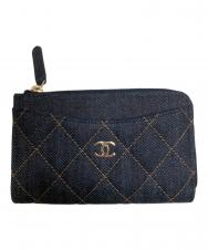 CHANEL (シャネル) デニムコインケース インディゴ