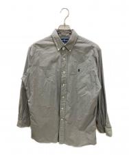POLO RALPH LAUREN (ポロ・ラルフローレン) ボタンダウンシャツ グレー サイズ:L