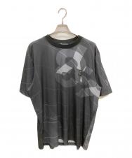 Y-3 (ワイスリー) フットボールTシャツ グレー サイズ:XL
