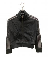 adidas (アディダス) ファイヤーバード トラックトップ デニム ブラック サイズ:M