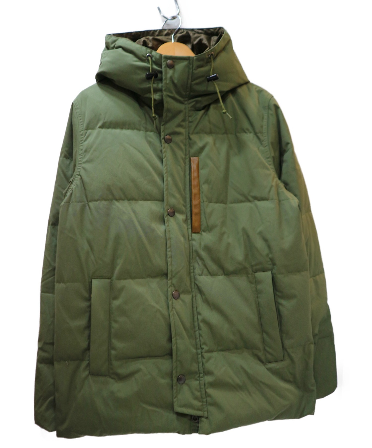 中古 古着通販 Journal Standard ジャーナルスタンダード Tcウェザーフードダウンジャケット カーキ サイズ M 参考価格29 000円 税 ブランド 古着通販 トレファク公式 Trefac Fashion