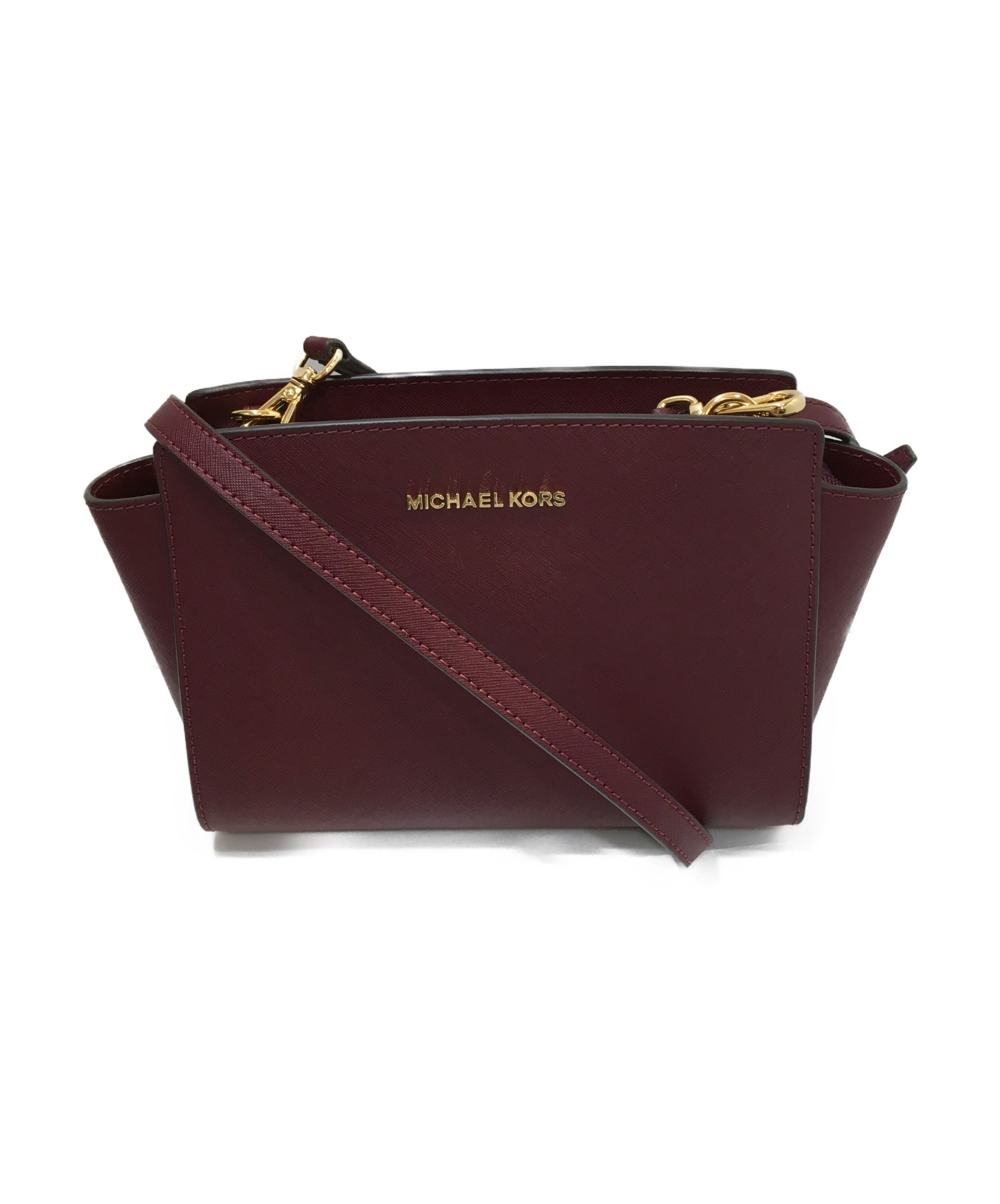 中古 古着通販 Michael Kors マイケルコース ショルダーバッグ ボルドー Blossom 35h8glmm6l ブランド 古着通販 トレファク公式 Trefac Fashion