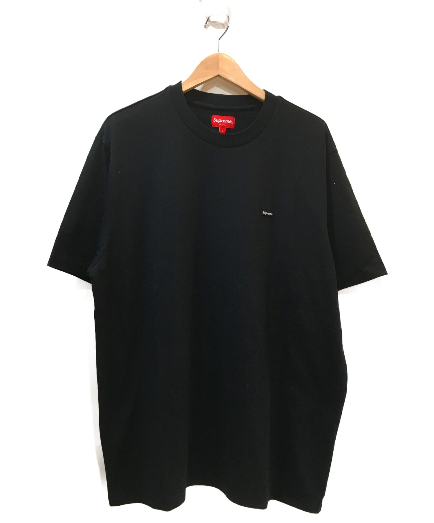 【中古・古着通販】Supreme (シュプリーム) スモールボックスロゴTシャツ ブラック サイズ:L 19SS SMALL BOX LOGO