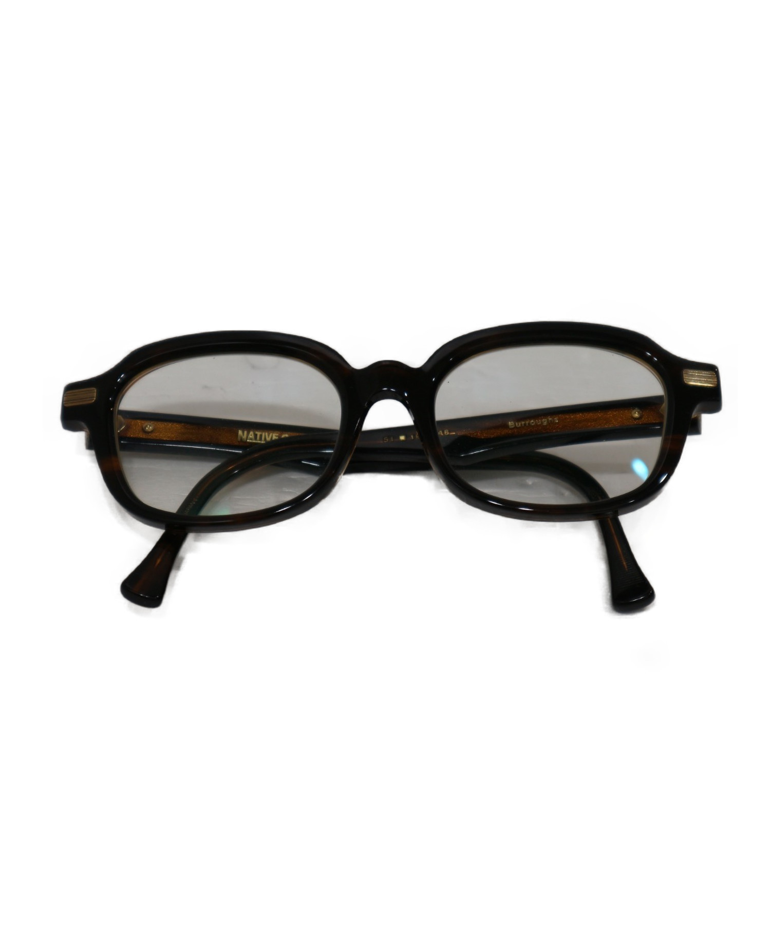 中古 古着通販 Native Sons ネイティブ サンズ 伊達眼鏡 ブラウン Burroughs Pl 003c ブランド 古着通販 トレファク公式 Trefac Fashion