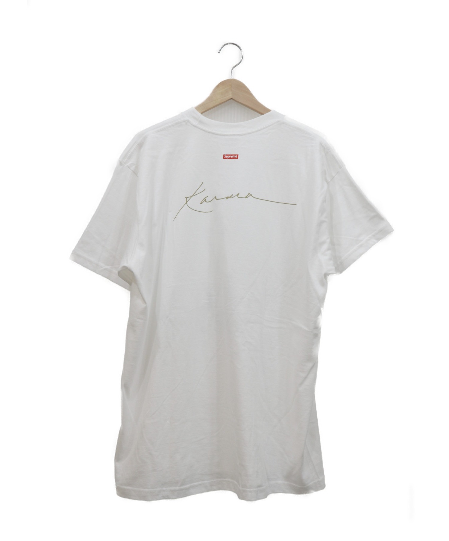 Supreme (シュプリーム) プリントTシャツ ホワイト×ベージュ サイズ:L 20AW WEEK1 PHAROAH SANDERS TEE  人気アイテム