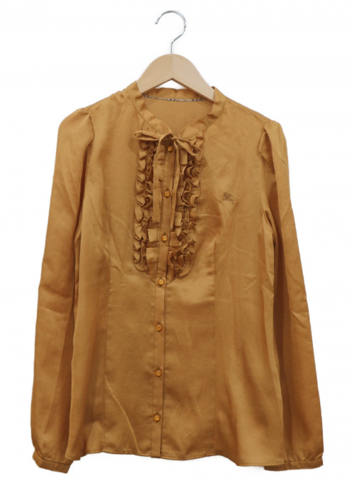 中古 古着通販 Burberry Blue Label バーバリーブルーレーベル ビクトリアンブラウス マスタード サイズ 38 ブランド 古着通販 トレファク公式 Trefac Fashion