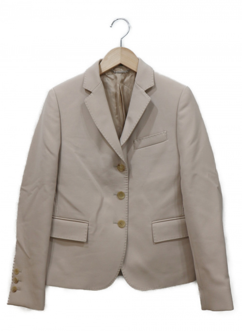 GUCCI（グッチ）GUCCI (グッチ) ヘビーウールテーラードジャケット ベージュ サイズ:38  207-1544-3163 イタリア製の古着・服飾アイテム