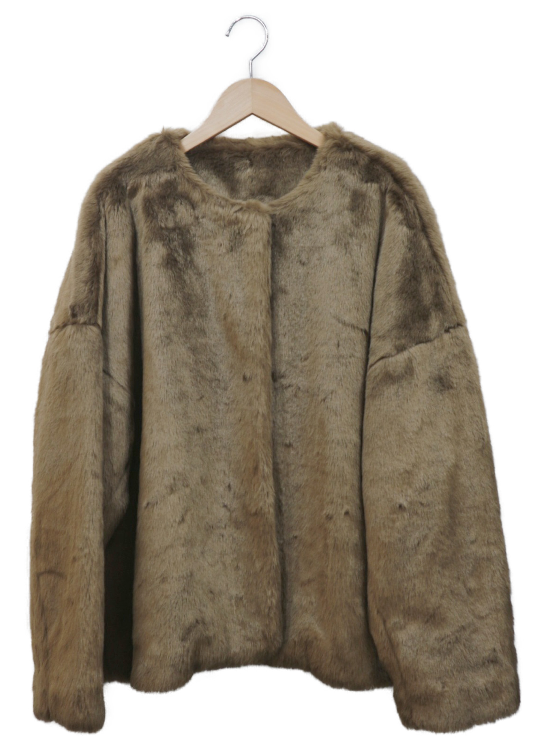 中古 古着通販 Ungrid アングリッド フェイクファーブルゾン ブラウン サイズ Free ブランド 古着通販 トレファク公式 Trefac Fashion