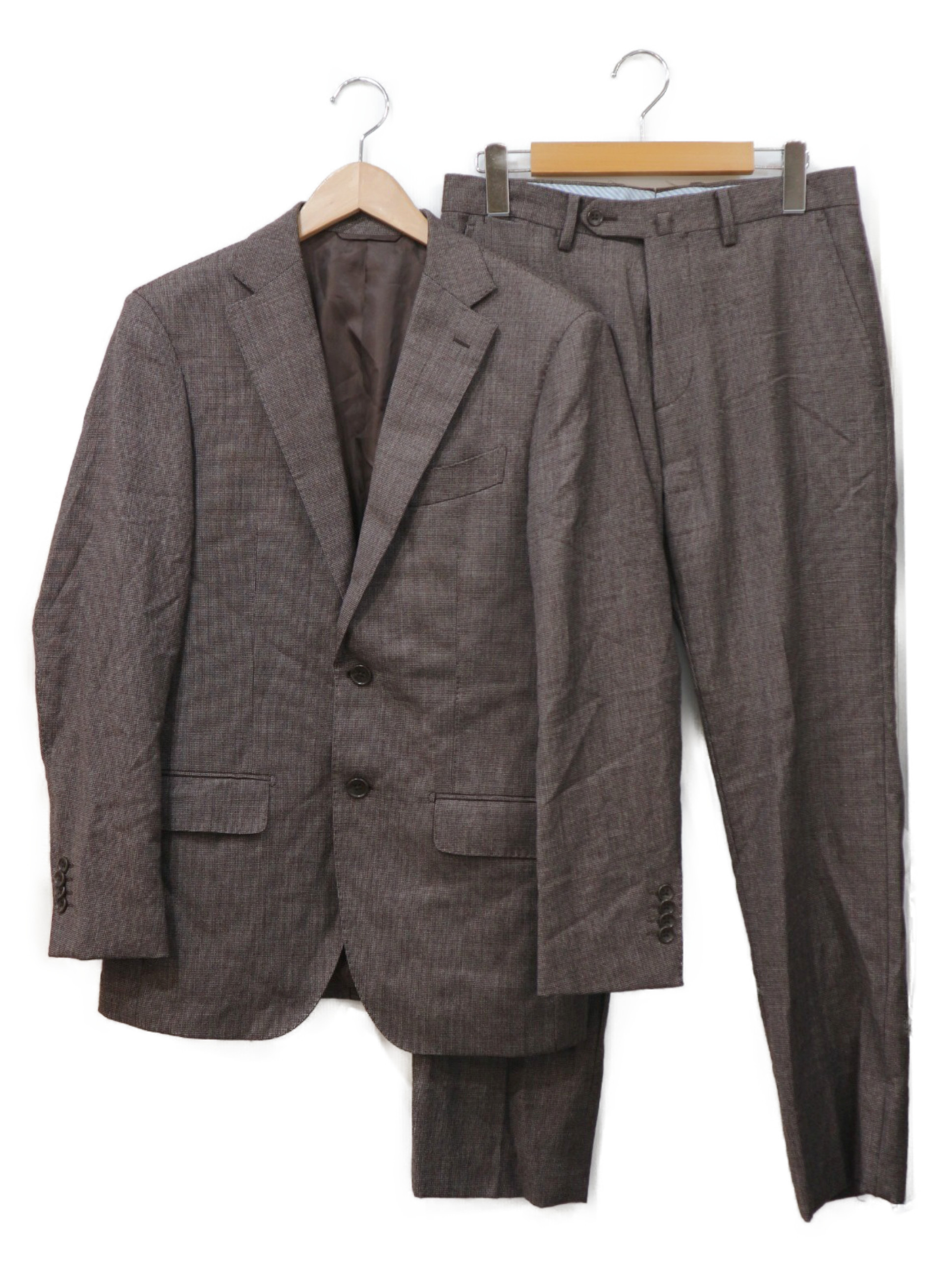 中古 古着通販 Beams Heart ビームスハート 2bスーツ ダークブラウン サイズ 44 ブランド 古着通販 トレファク公式 Trefac Fashion